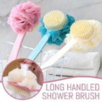 2-in-1 Back Scrubber & Long Handle Bath Brush