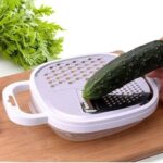 4-in-1 Multi Grater with Storage Case & Plastic Cover - Image 2