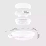 4-in-1 Multi Grater with Storage Case & Plastic Cover - Image 4