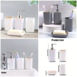 4PCS Bathroom Accessories Set - Image 4