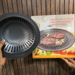 Non-Stick Barbecue Grilling Pan for Indoor & Outdoor Cooking