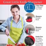 Kitchen Knife Sharpener with Non-Slip Suction Cup - Image 3