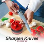 Kitchen Knife Sharpener with Non-Slip Suction Cup - Image 4
